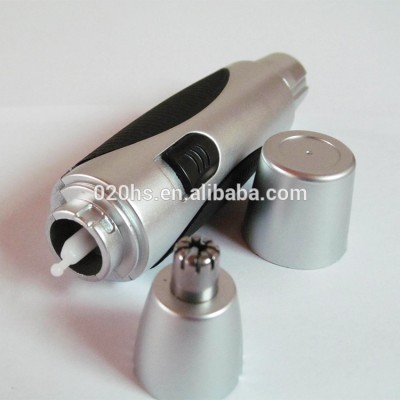 China wholesale price battery nose hair shaving machine electric 3 in 1 nose hair trimmer with beard trimmer