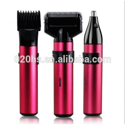 professional IPX4 waterproof rechargeable 3 in 1 hair trimmer kit electric men shaver razor