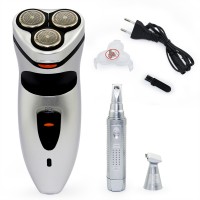 3 In 1 Men's Body Groomer With Beard Trimmer Nose Trimmer