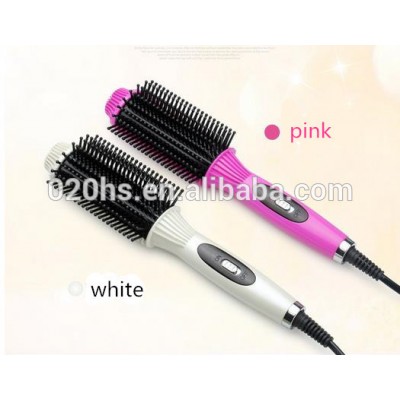 easy using electric 17W automatic hair straightening hair curler brush